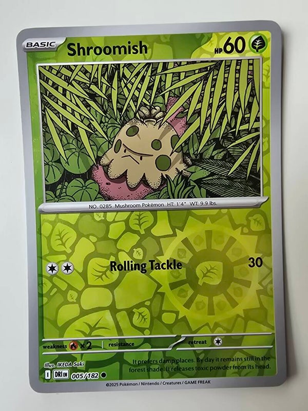 SHROOMISH (DESTINED RIVALS 005/182) (REVERSE HOLO) (TRADING CARD)