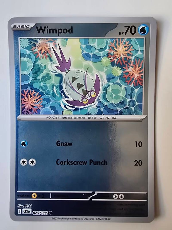 WIMPOD (CHAOS RISING 025/086) (REVERSE HOLO) (TRADING CARD)