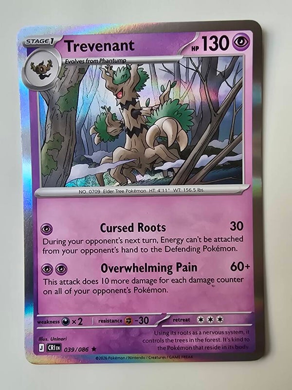 TREVENANT (CHAOS RISING 039/086) (HOLO) (TRADING CARD)