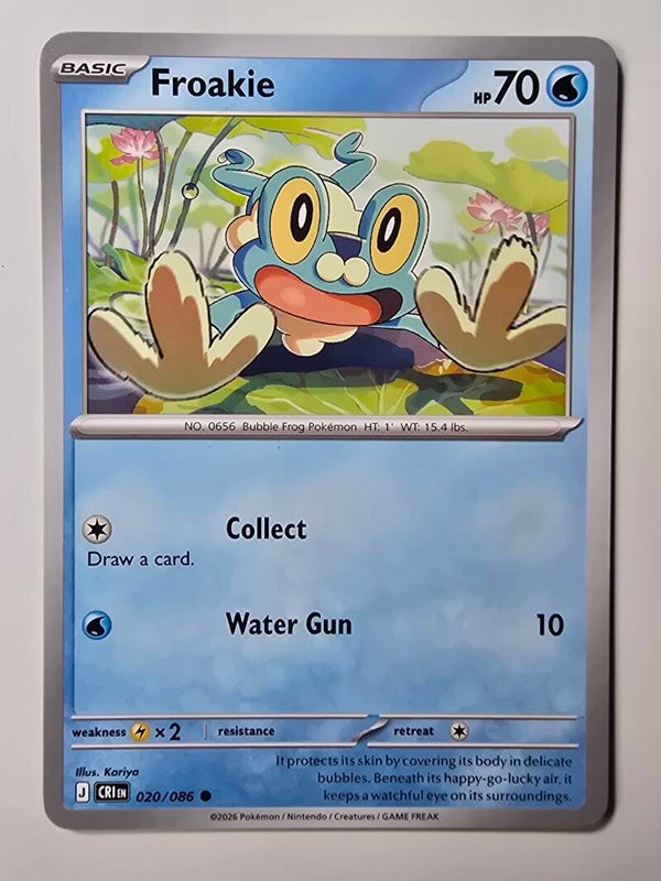 FROAKIE (CHAOS RISING 020/086) (TRADING CARD)