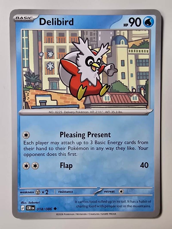 DELIBIRD (CHAOS RISING 018/086) (TRADING CARD)