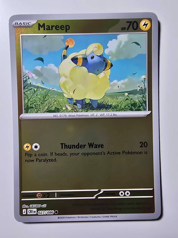 MAREEP (CHAOS RISING 027/086) (REVERSE HOLO) (TRADING CARD)