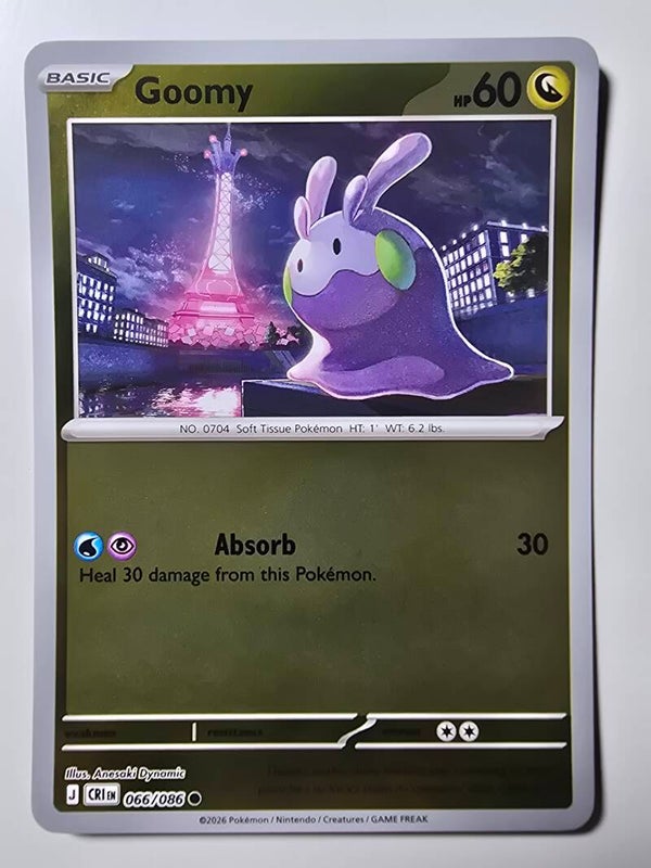 GOOMY (CHAOS RISING 066/086) (REVERSE HOLO) (TRADING CARD)