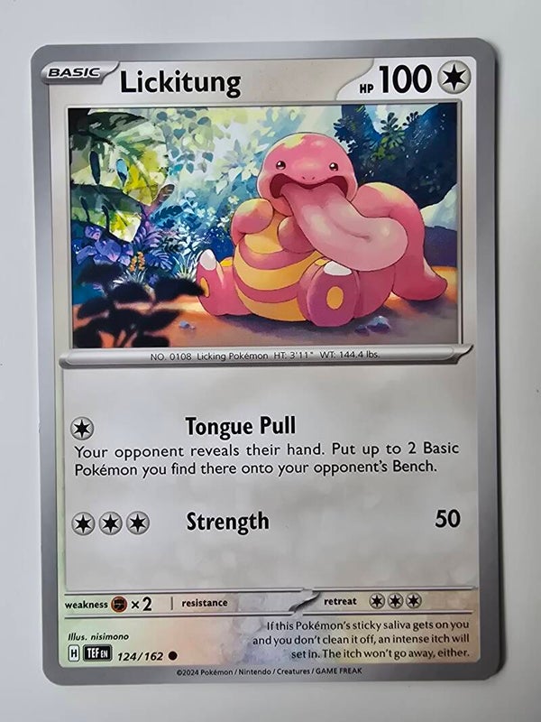 LICKITUNG (TEMPORAL FORCES 124/162) (TRADING CARD)