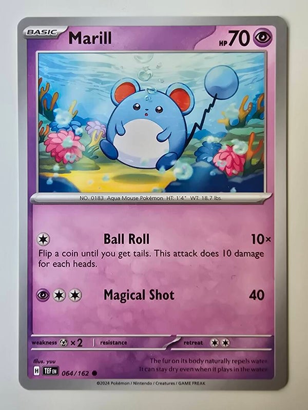 MARILL (TEMPORAL FORCES 064/162) (TRADING CARD)