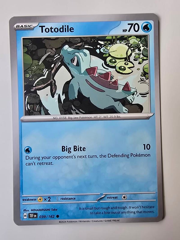 TOTODILE (TEMPORAL FORCES 039/162) (TRADING CARD)