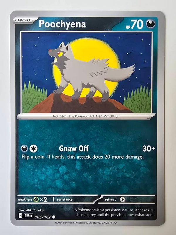 POOCHYENA (TEMPORAL FORCES 105/162) (TRADING CARD)
