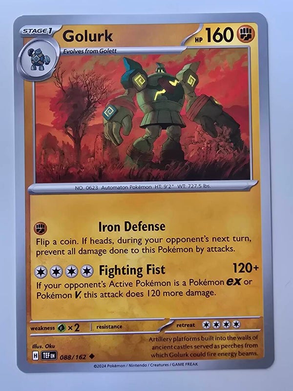 GOLURK (TEMPORAL FORCES 088/162) (TRADING CARD)