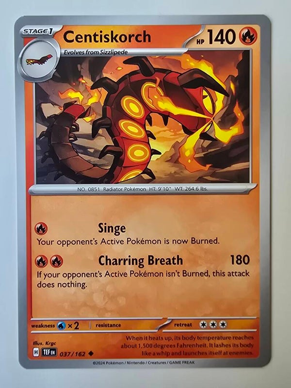 CENTISKORCH (TEMPORAL FORCES 037/162) (TRADING CARD)