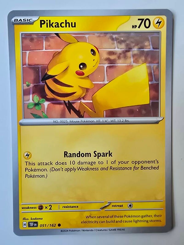 PIKACHU (TEMPORAL FORCES 051/162) (POKÉMON) (TRADING CARD)