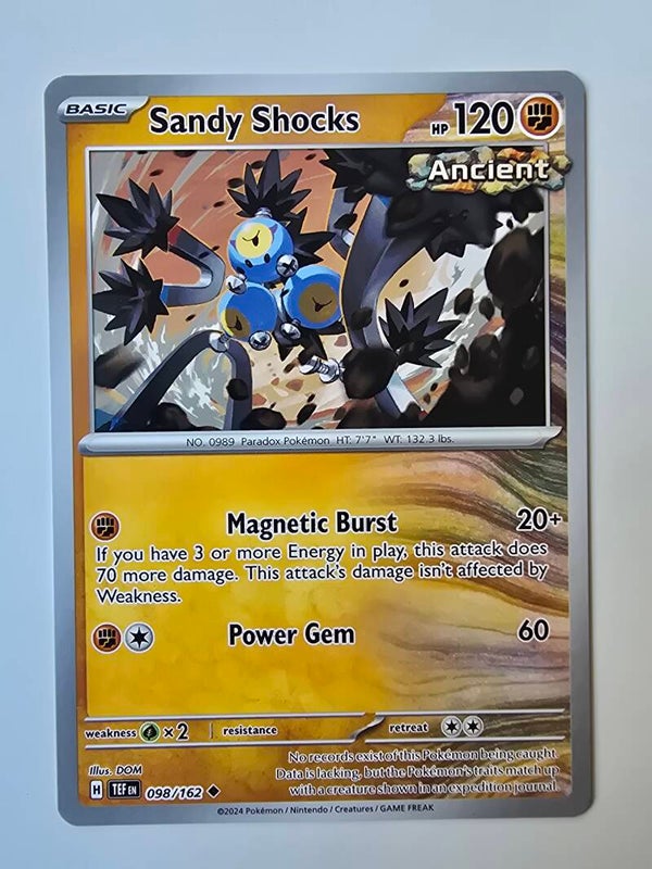 SANDY SHOCKS (TEMPORAL FORCES 098/162) (TRADING CARD)