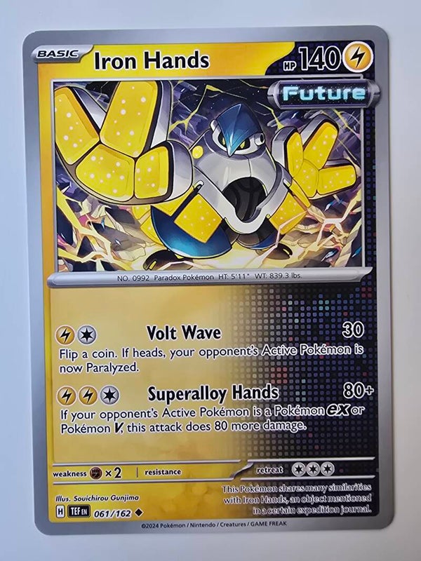 IRON HANDS (TEMPORAL FORCES 061/162) (TRADING CARD)