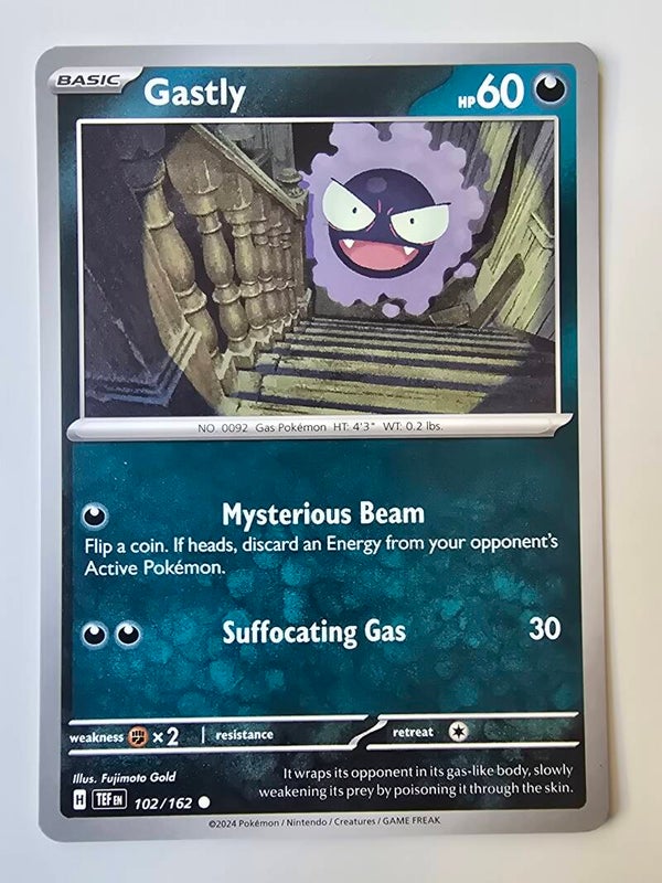GASTLY (TEMPORAL FORCES 102/162) (TRADING CARD)