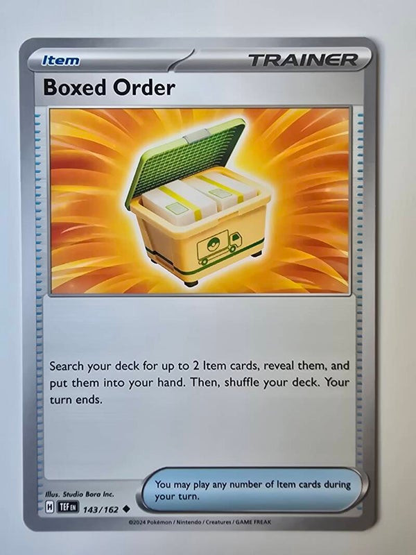 BOXED ORDER (TEMPORAL FORCES 143/162) (TRADING CARD)