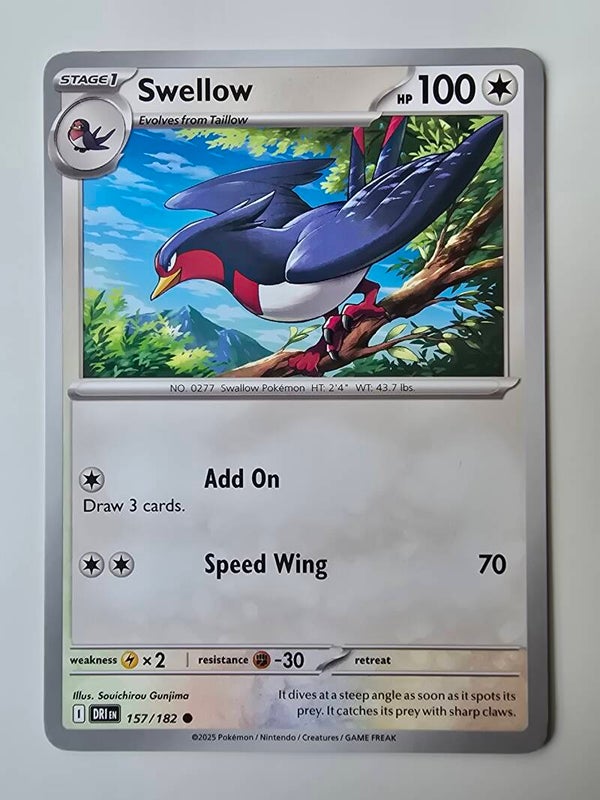 SWELLOW (DESTINED RIVALS 157/182) (TRADING CARD)