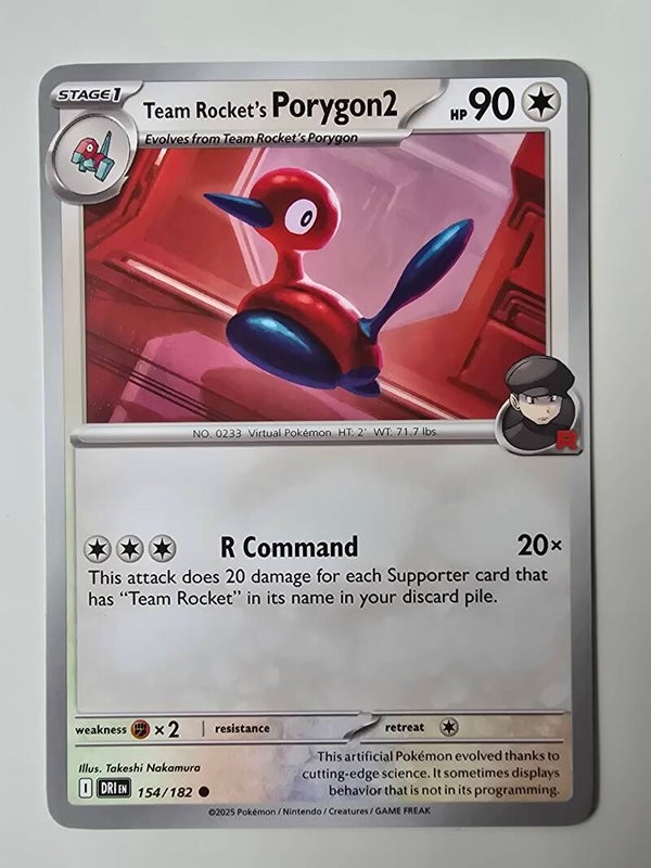 TEAM ROCKET'S PORYGON2 (DESTINED RIVALS 154/182) (TRADING CARD)