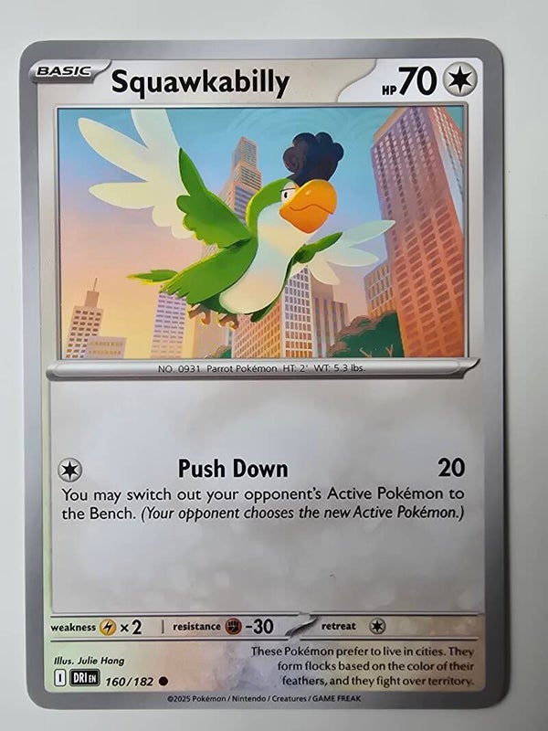 SQUAWKABILLY (DESTINED RIVALS 160/182) (TRADING CARD)