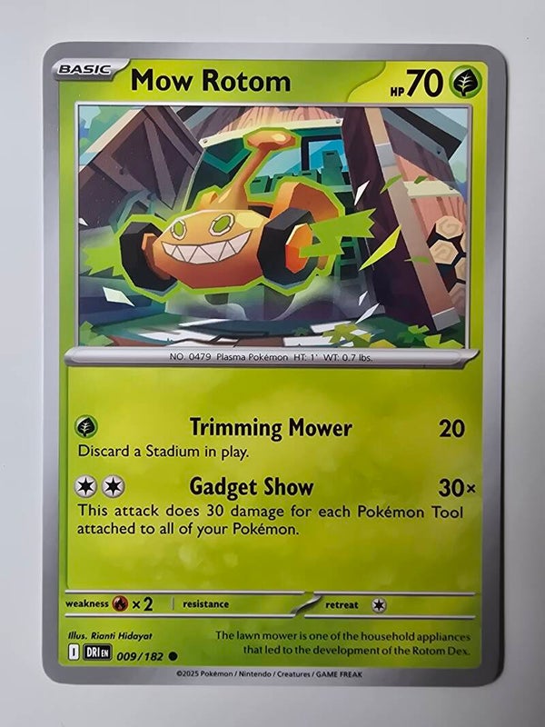 MOW ROTOM (DESTINED RIVALS 009/182) (TRADING CARD)