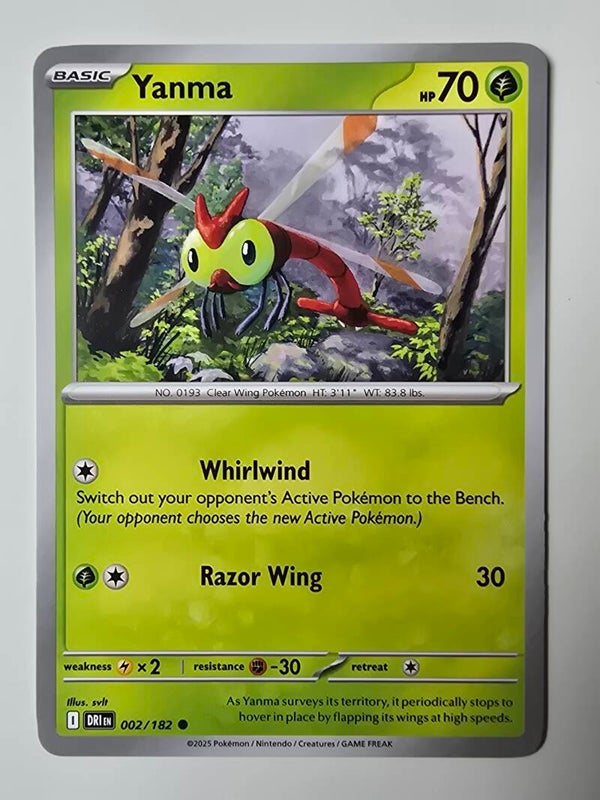 YANMA (DESTINED RIVALS 002/182) (TRADING CARD)