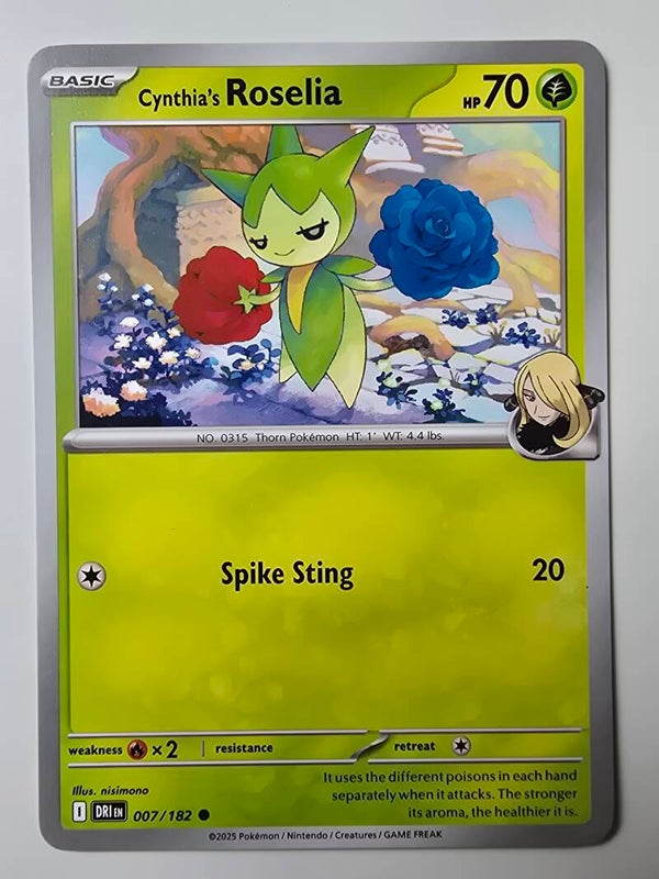 CYNTHIA'S ROSELIA (DESTINED RIVALS 007/182) (TRADING CARD)
