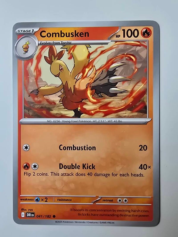 COMBUSKEN (DESTINED RIVALS 041/182) (TRADING CARD)