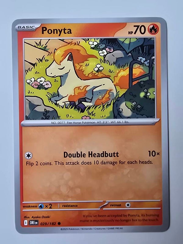 PONYTA (DESTINED RIVALS 029/182) (TRADING CARD)