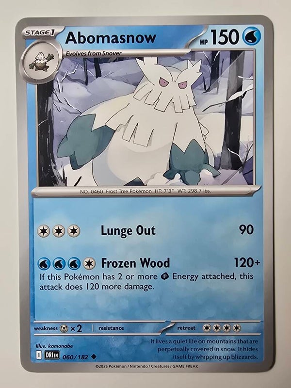 ABOMASNOW (DESTINED RIVALS 060/182) (TRADING CARD)