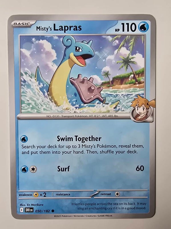 MISTY'S LAPRAS (DESTINED RIVALS 050/182) (TRADING CARD)