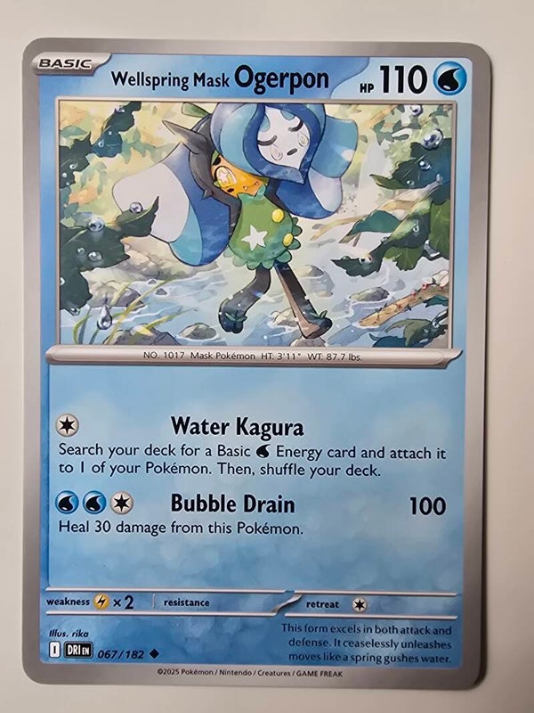 WELLSPRING MASK OGERPON (DESTINED RIVALS 067/182) (TRADING CARD)