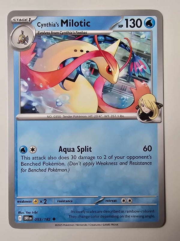 CYNTHIA'S MILOTIC (DESTINED RIVALS 053/182) (TRADING CARD)