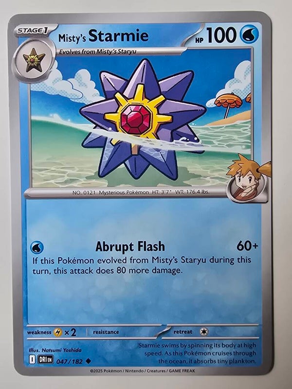 MISTY'S STARMIE (DESTINED RIVALS 047/182) (TRADING CARD)
