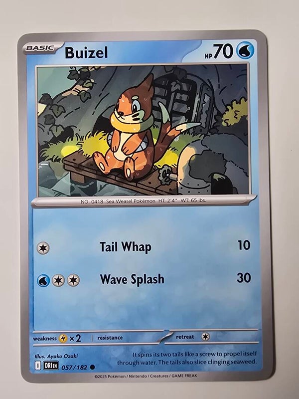 BUIZEL (DESTINED RIVALS 057/182) (TRADING CARD)