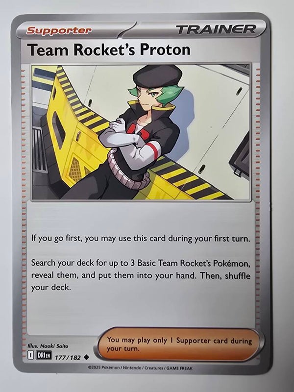 TEAM ROCKET'S PROTON (DESTINED RIVALS 177/182) (TRADING CARD)