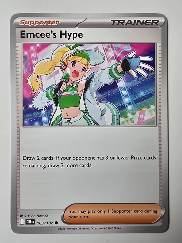 EMCEE'S HYPE (DESTINED RIVALS 163/182) (TRADING CARD)