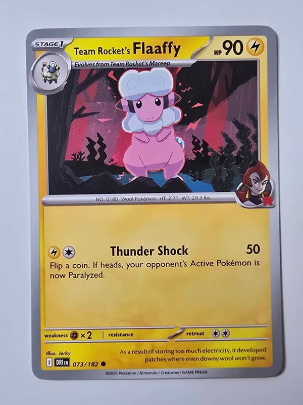 TEAM ROCKET'S FLAAFFY (DESTINED RIVALS 073/182) (TRADING CARD)