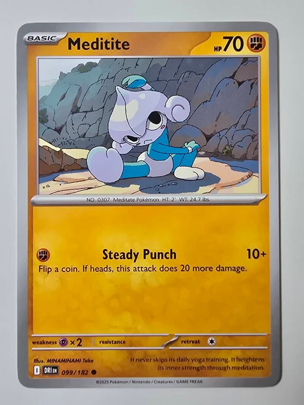 MEDITITE (DESTINED RIVALS 099/182) (TRADING CARD)