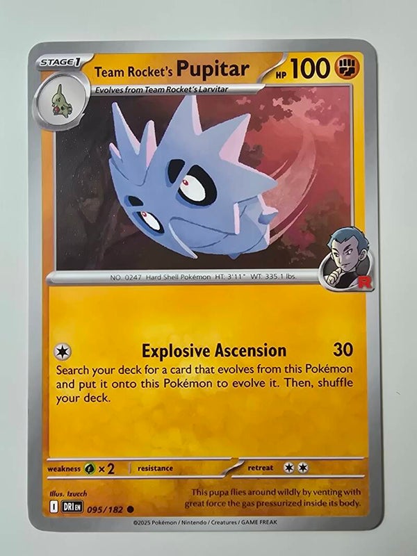 TEAM ROCKET'S PUPITAR (DESTINED RIVALS 095/182) (TRADING CARD)