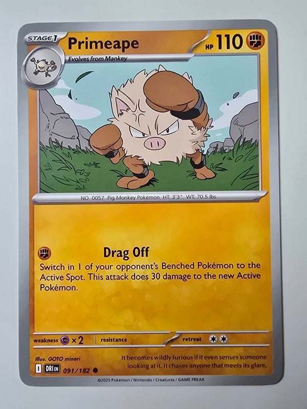 PRIMEAPE (DESTINED RIVALS 091/182) (TRADING CARD)