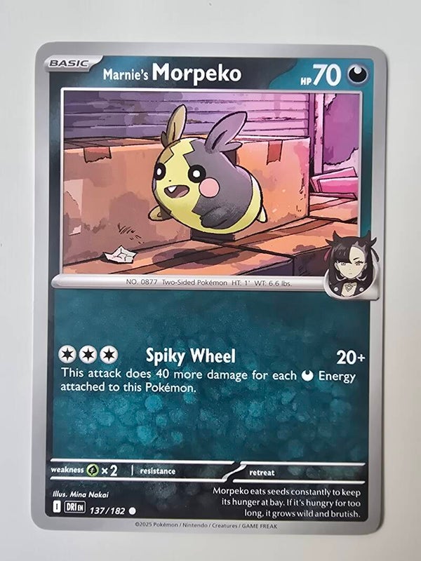 MARNIE'S MORPEKO (DESTINED RIVALS 137/182) (TRADING CARD)