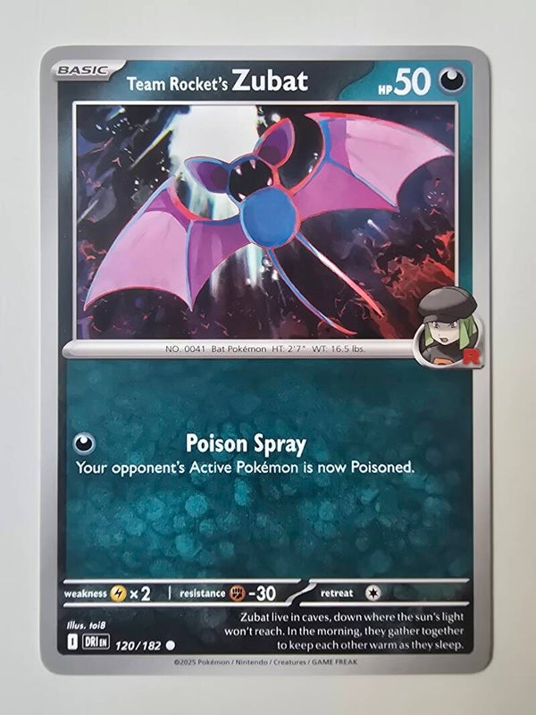 TEAM ROCKET'S ZUBAT (DESTINED RIVALS 120/182) (TRADING CARD)