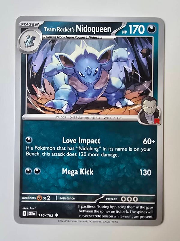 TEAM ROCKET'S NIDOQUEEN (DESTINED RIVALS 116/182) (TRADING CARD)