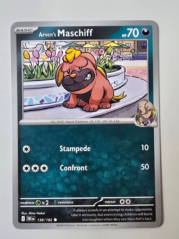 ARVEN'S MASCHIFF (DESTINED RIVALS 138/182) (TRADING CARD)