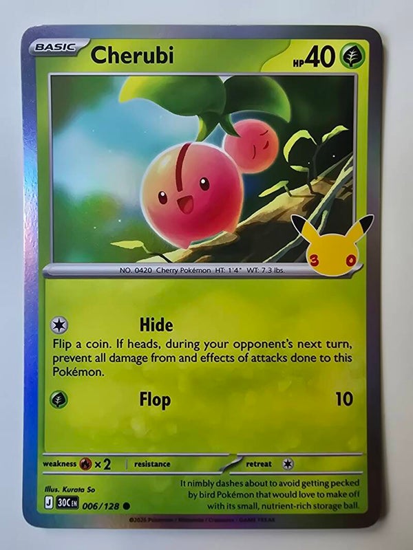 CHERUBI (30TH CELEBRATION 006/128) (POKÉMON) (TRADING CARD)