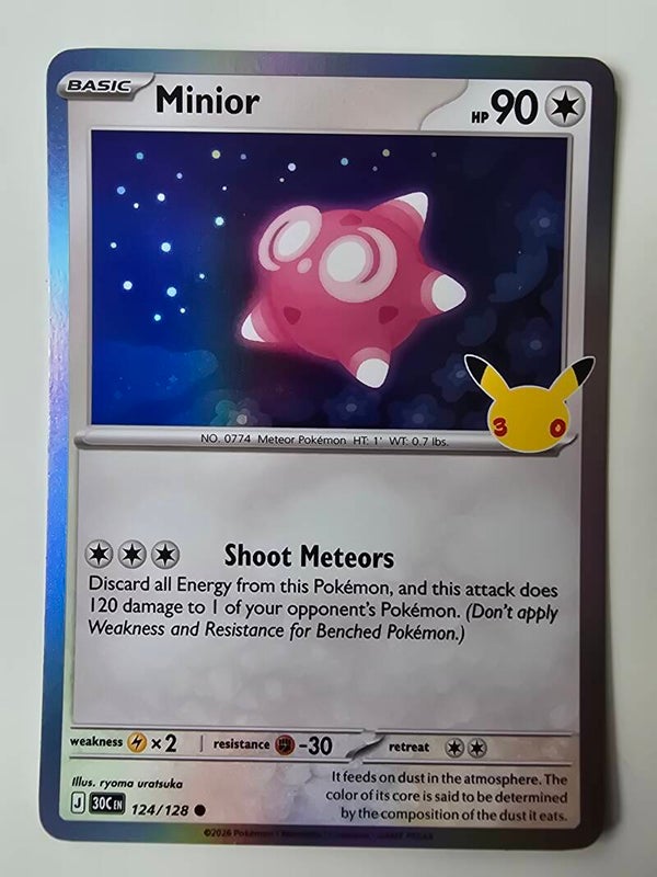 MINIOR (30TH CELEBRATION 124/128) (POKÉMON) (TRADING CARD)