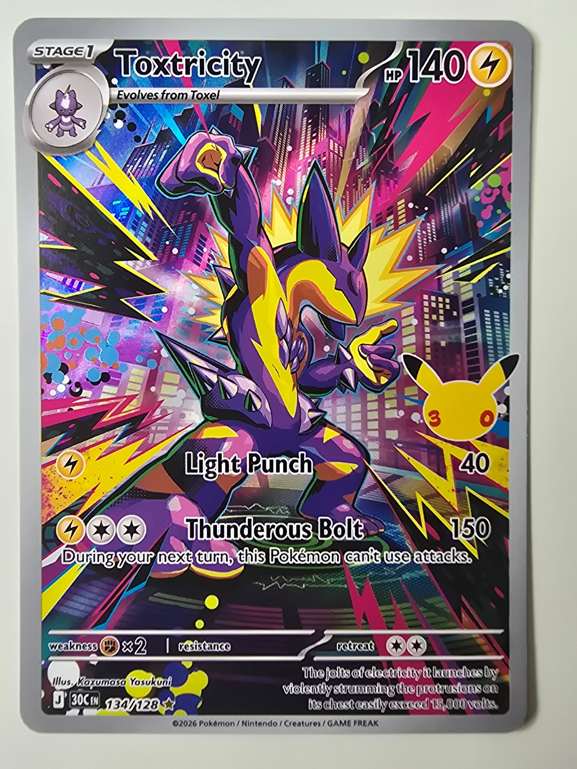 TOXTRICITY (30TH CELEBRATION 134/128) (TRADING CARD)