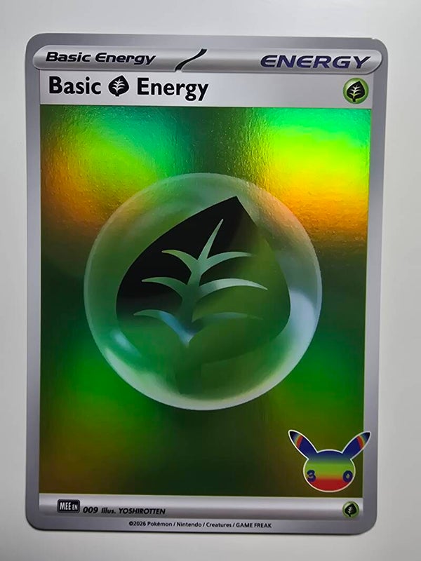 BASIC GRASS ENERGY (30TH CELEBRATION MEE 009) (TRADING CARD)