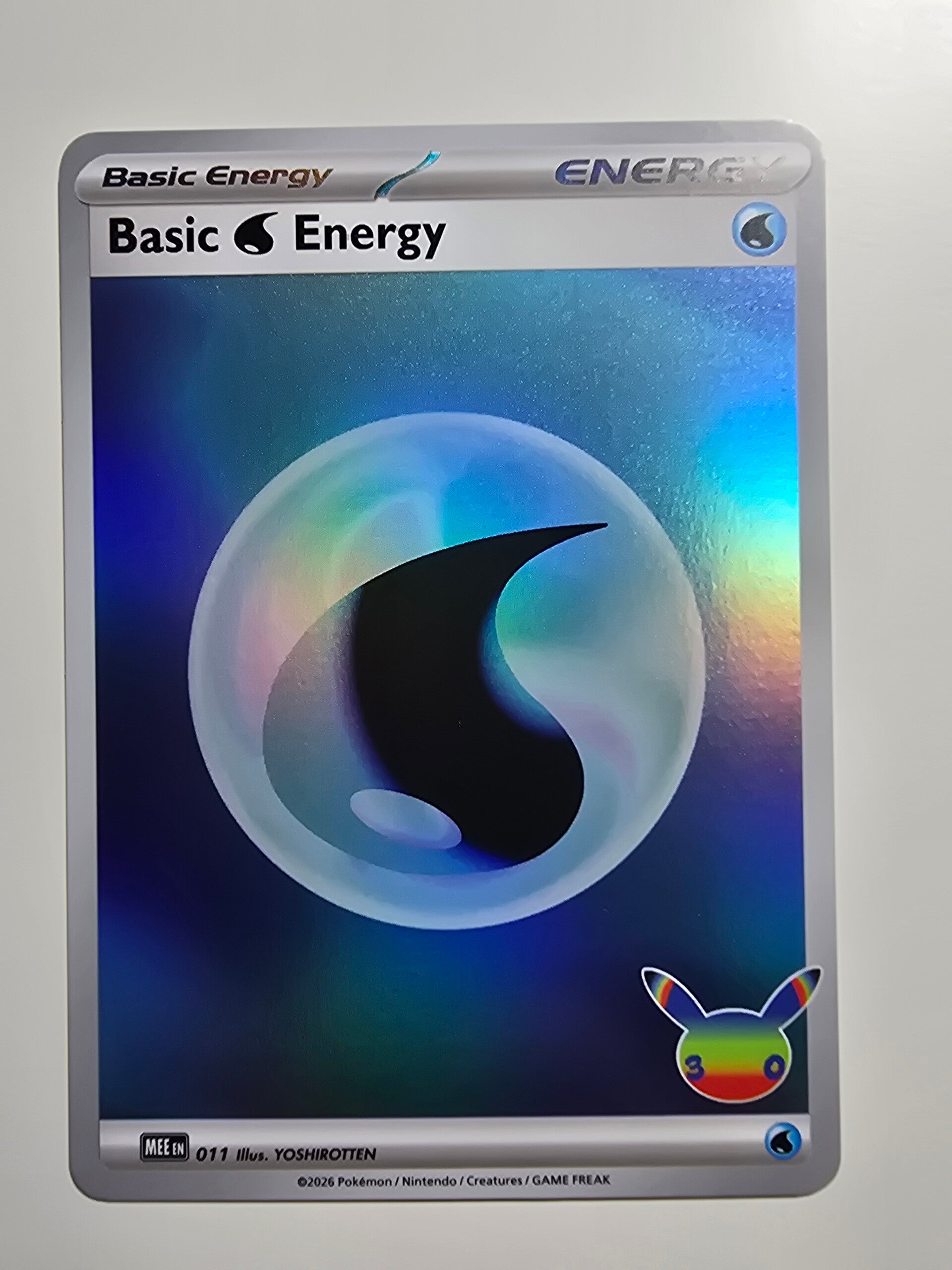 BASIC WATER ENERGY (30TH CELEBRATION MEE 011) (TRADING CARD)
