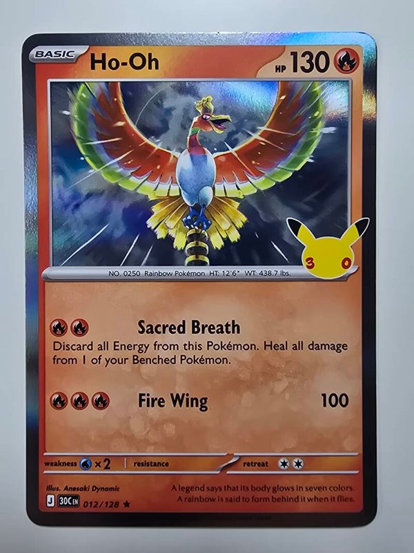 HO-OH (30TH CELEBRATION 012/128) (POKÉMON) (TRADING CARD)