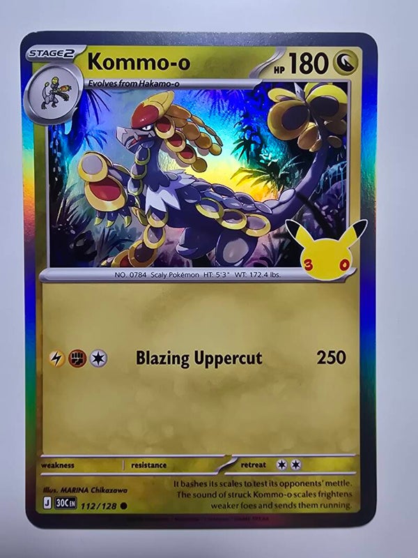 KOMMO-O (30TH CELEBRATION 112/128) (POKÉMON) (TRADING CARD)