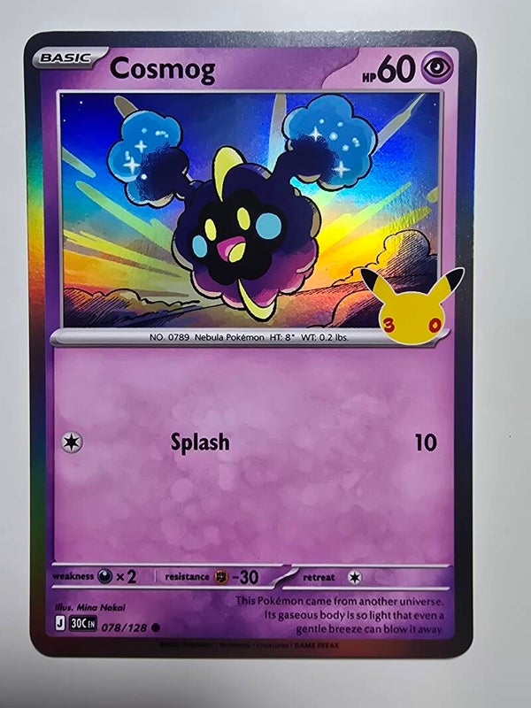 COSMOG (30TH CELEBRATION 078/128) (POKÉMON) (TRADING CARD)